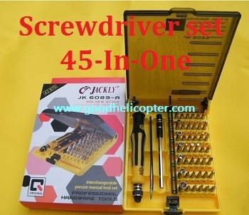 XK-K110 blash helicopter parts 45-in-1 screwdriver set screwdriver combination screwdriver